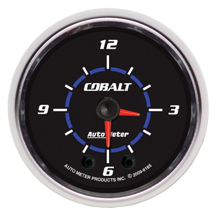 Cobalt Clock 2-1/16", electrical full sweep