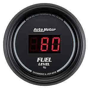 2-1/16" Sport-Comp Digital Fuel Level Gauge 0-280 ohms