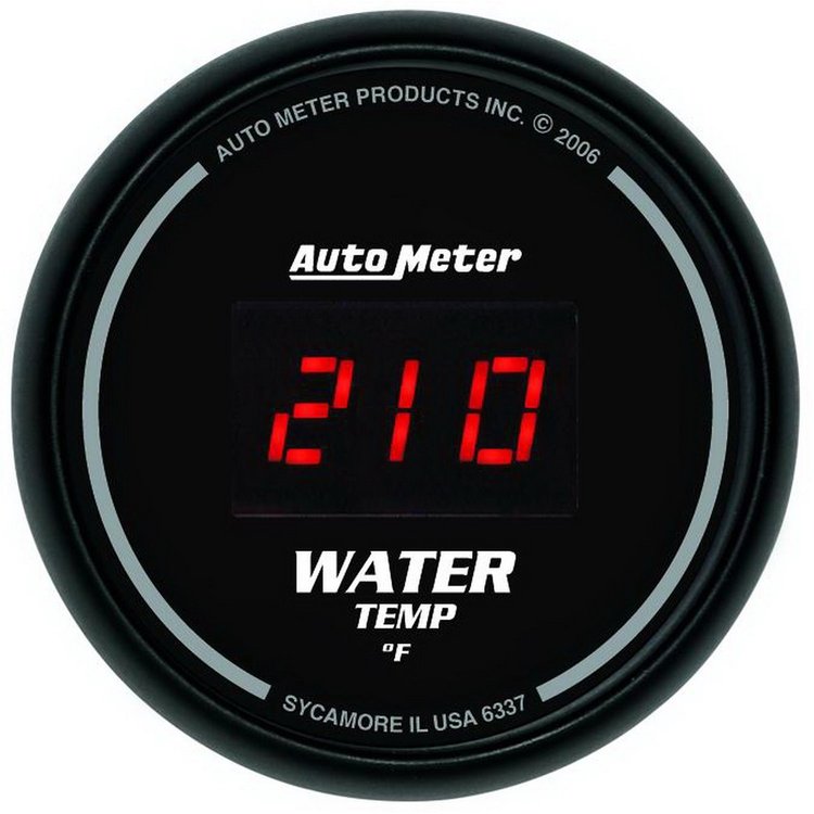 2-1/16" Sport-Comp Digital Water Temperature Gauge 0° to 340° F