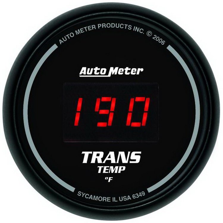 2-1/16" Sport-Comp Digital Trans Temperature Gauge 0° to 340° F