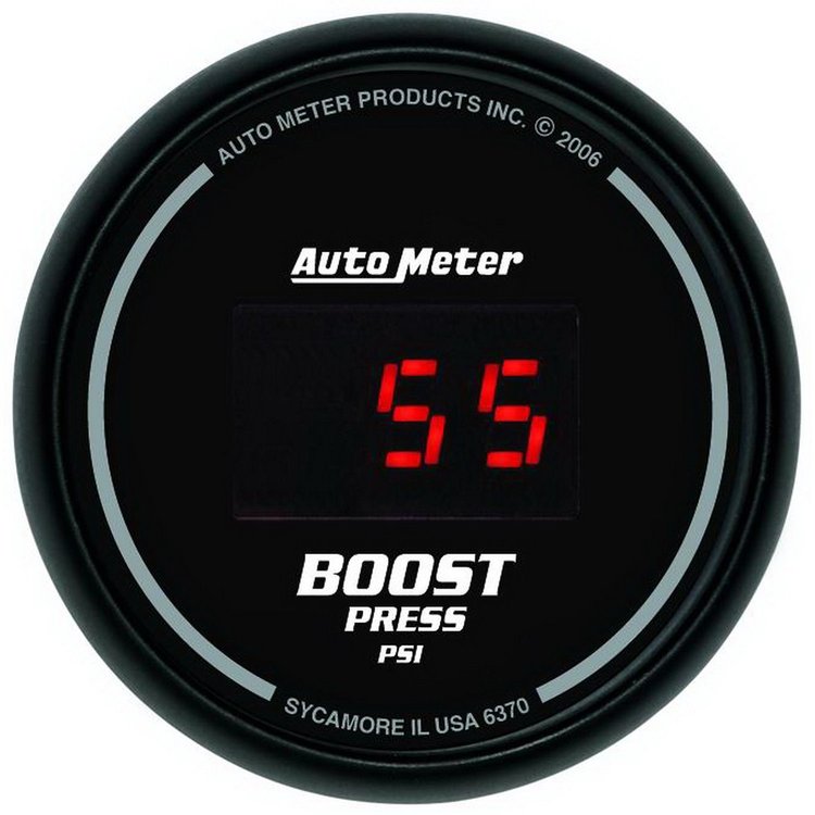 2-1/16" Sport-Comp Digital Boost Gauge 5-60 psi