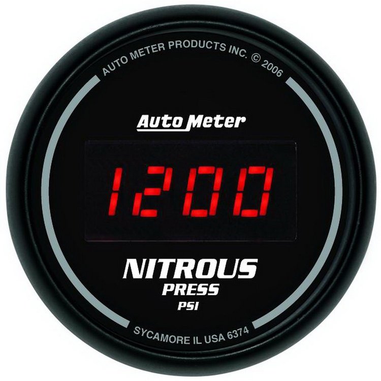 2-1/16" Sport-Comp Digital Nitrous Pressure Gauge 0-1600 psi