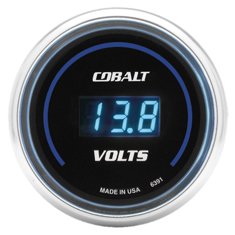 2-1/16" Cobalt Digital Voltmeter 8-18 volts