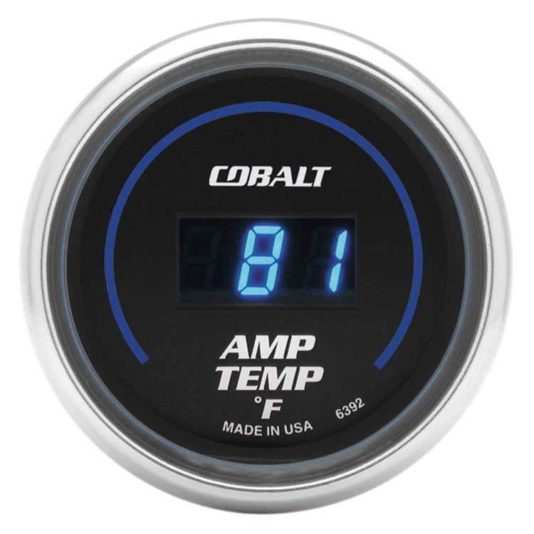 2-1/16" Cobalt Digital Amp Temperature Gauge 0° to 250° F