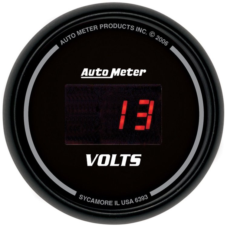 2-1/16" Sport-Comp Digital Voltmeter 8-18 volts