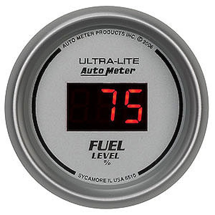 2-1/16" Ultra-Lite Digital Fuel Gauge 0-280 ohms