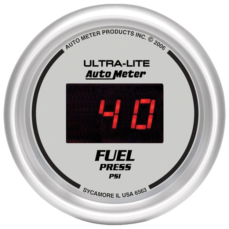 2-1/16" Ultra-Lite Digital Fuel Pressure Gauge 0-100 psi