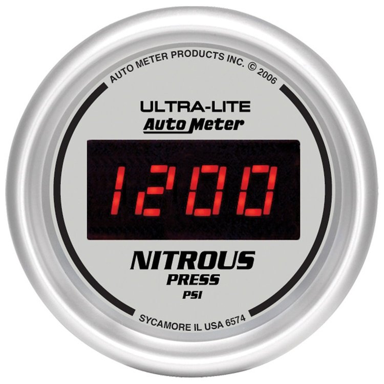 2-1/16" Ultra-Lite Digital Nitrous Pressure Gauge 0-1600 psi
