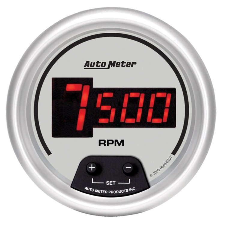 3-3/8" Ultra-Lite Digital Tachometer 10,000 RPM