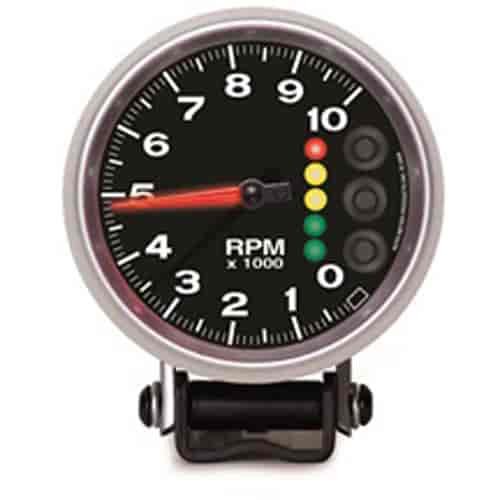GAUGE TACH 3 3/4 10K RPM W/PIT ROAD SPEED LIGHTS / PEAK MEM ELITE