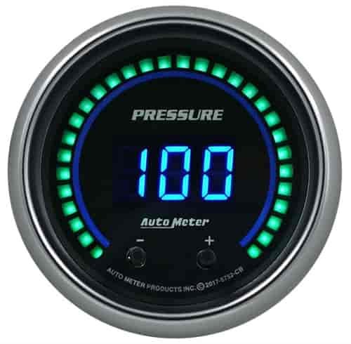Cobalt Elite Digital Fluid Pressure Gauge 2-1/16 in. - 2-Channel [0-1600 psi (110 Bar)]