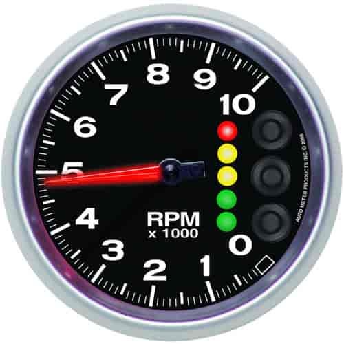 Elite Series 5" Pedestal Mount Tachometer 0-10K RPM