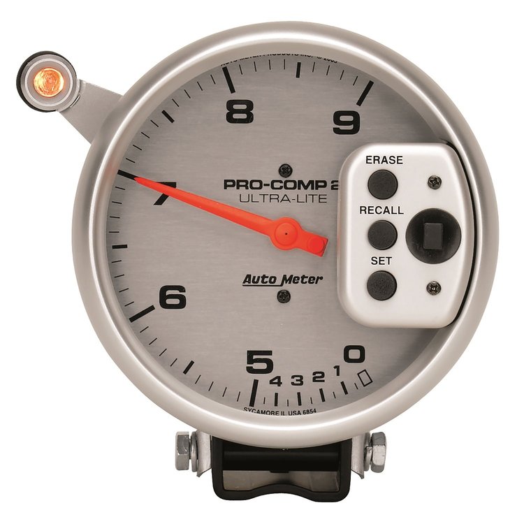 Ultra-Lite Dual-Range Tachometer 5" electrical, pedestal mount