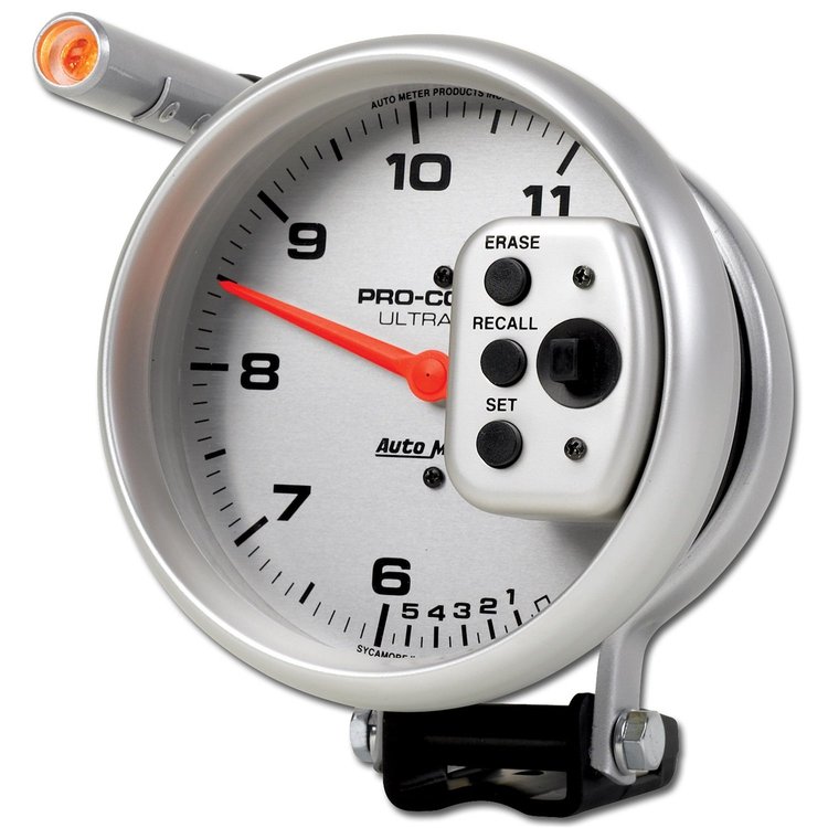 Ultra-Lite Dual-Range Tachometer 5" electrical, pedestal mount