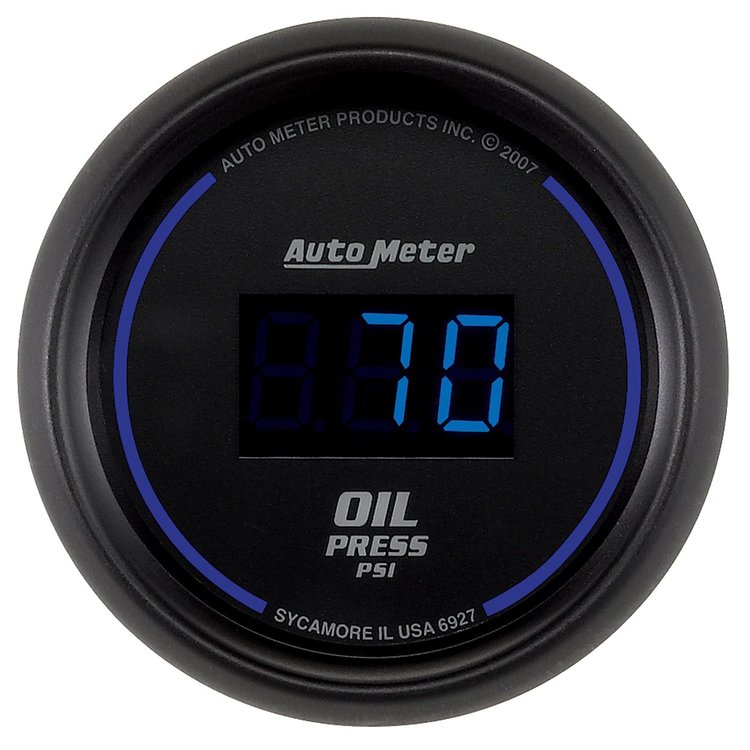 2-1/16" Cobalt Digital Oil Pressure Gauge 0-100 psi