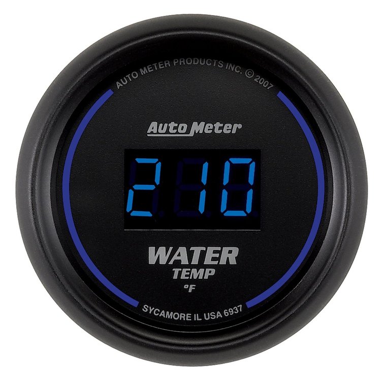 2-1/16" Cobalt Digital Water Temperature Gauge 0° to 340° F