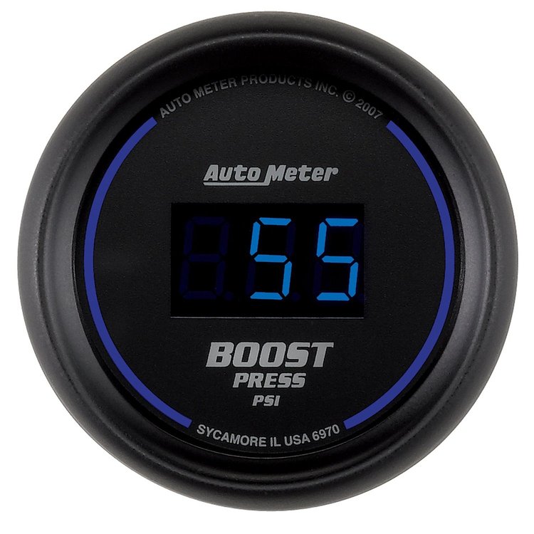 2-1/16" Cobalt Digital Boost Gauge 5-60 psi