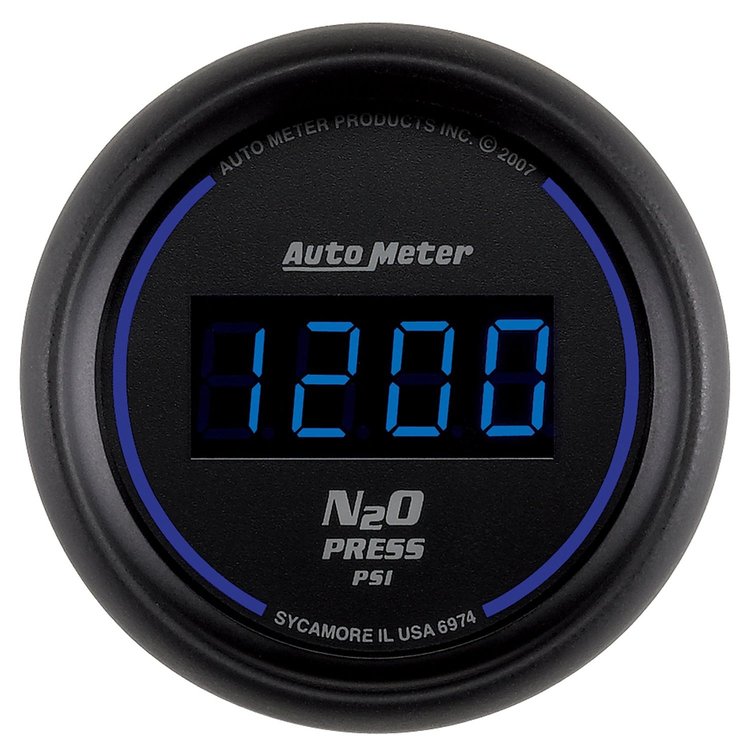 2-1/16" Cobalt Digital Nitrous Pressure Gauge 0-1600 psi