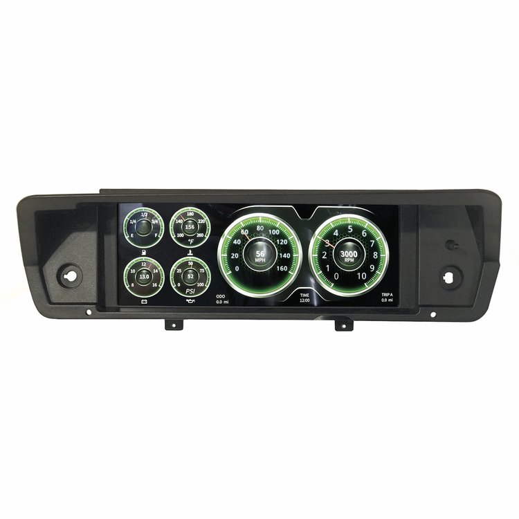 InVision Direct-Fit Digital Dash for Select 1972-1976 Chrysler, Dodge, Plymouth Models