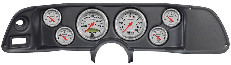 7022-UL Ultra-Lite 6-Gauge Direct-Fit Dash Kit
