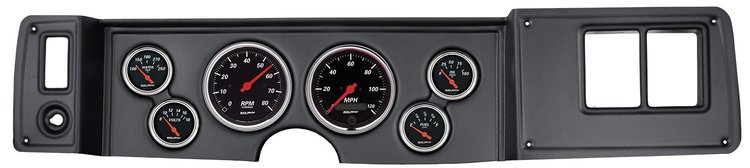 Designer Black 6-Gauge Direct-Fit Dash Kit