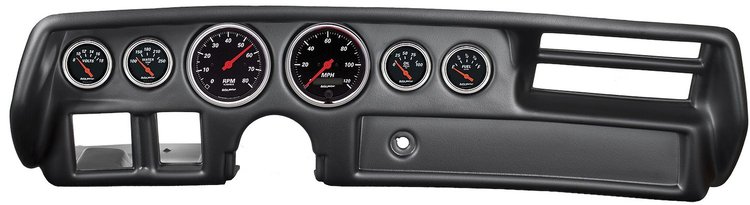 Designer Black 6-Gauge Direct-Fit Dash Kit