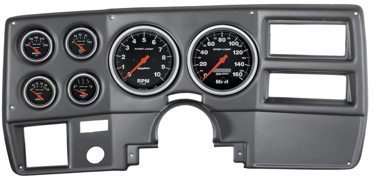 Sport-Comp 6-Gauge Direct-Fit Dash Kit