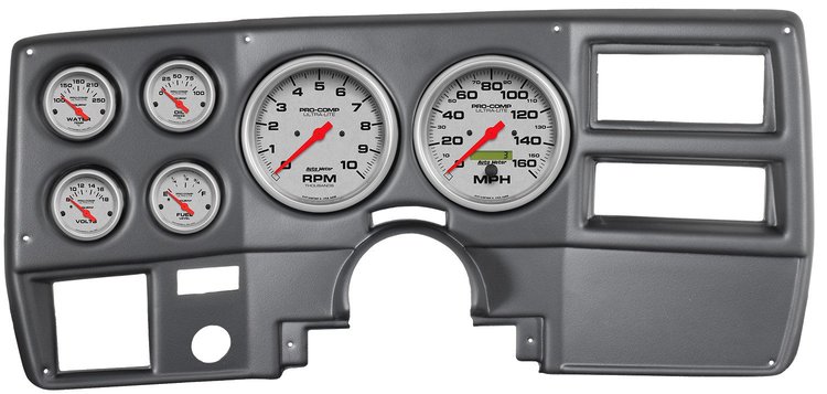 7027-UL Ultra-Lite 6-Gauge Direct-Fit Dash Kit