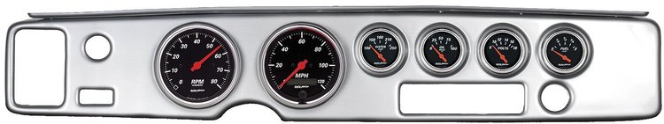 Designer Black 6-Gauge Direct-Fit Dash Kit