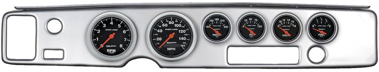 Sport-Comp 6-Gauge Direct-Fit Dash Kit