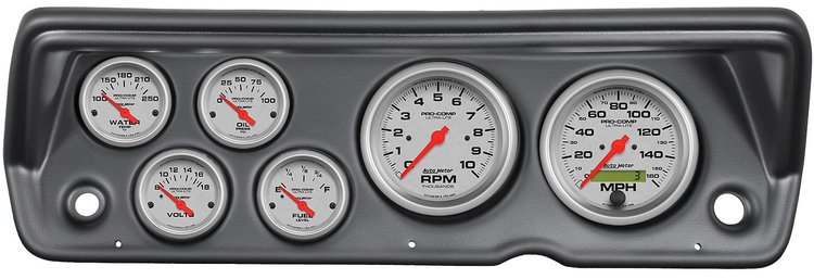 Ultra-Lite 6-Gauge Direct-Fit Dash Kit