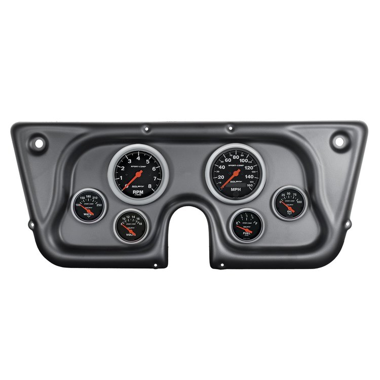 Sport-Comp 6-Gauge Direct-Fit Dash Kit