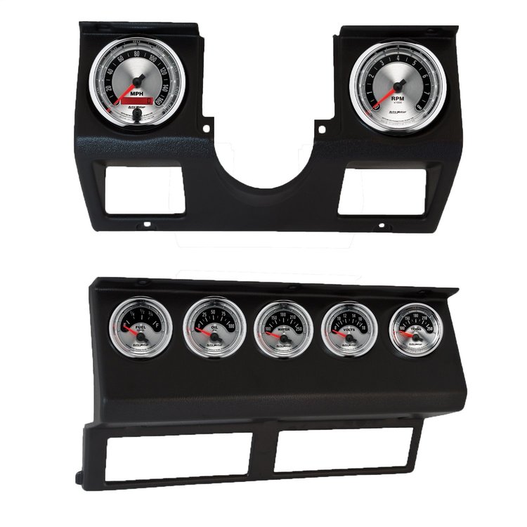7040-01 7-Gauge Direct-Fit Dash Kit for 1987-1986 Jeep Wrangler YJ [American Muscle Series]