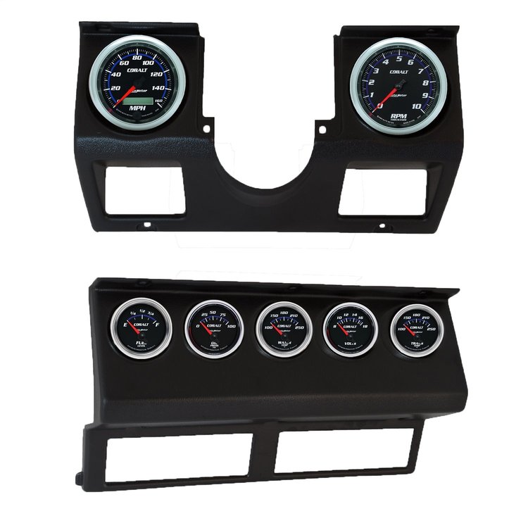 7040-05 7-Gauge Direct-Fit Dash Kit for 1987-1986 Jeep Wrangler YJ [Cobalt Series]