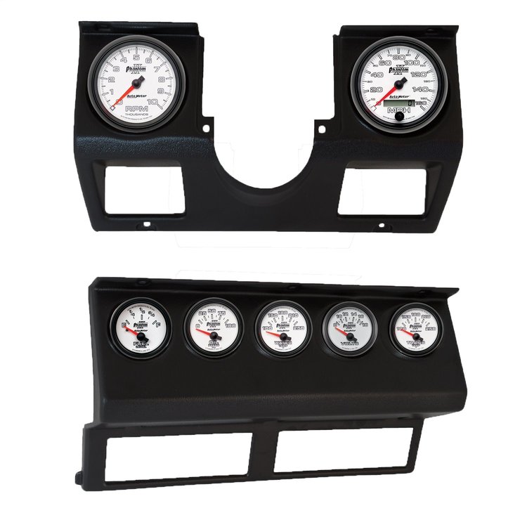 7040-10 7-Gauge Direct-Fit Dash Kit for 1987-1986 Jeep Wrangler YJ [Phantom II Series]
