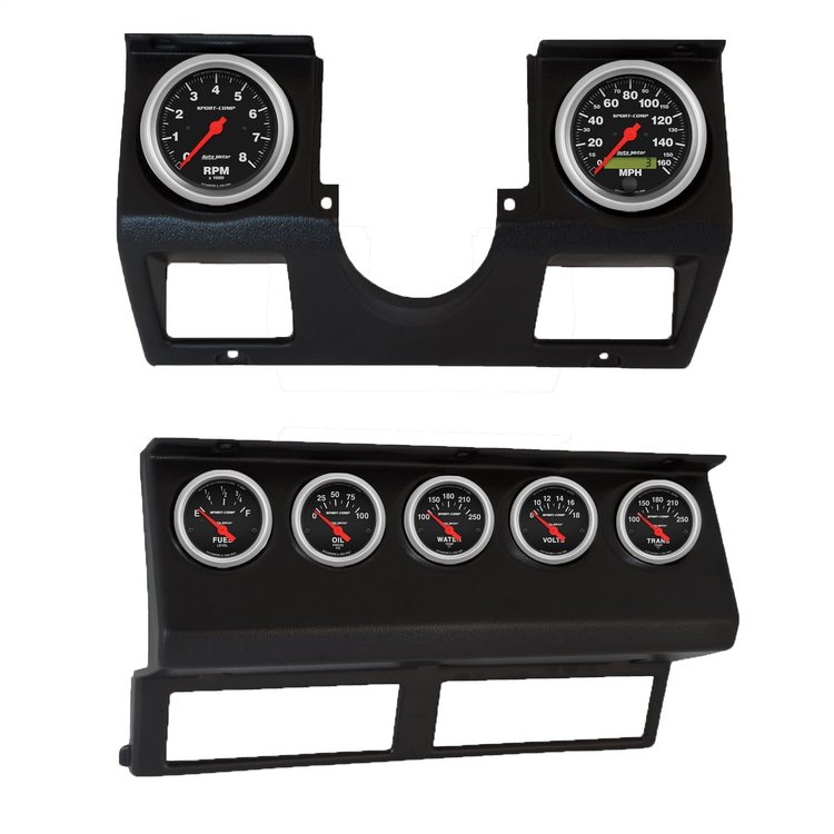 7040-11 7-Gauge Direct-Fit Dash Kit for 1987-1986 Jeep Wrangler YJ [Sport-Comp Series]