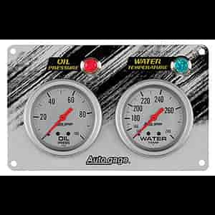 2-Gauge Race Panel Oil Pressure 0-100 psi