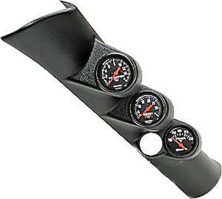 A-Pillar Triple Gauge Kit 1998-02 Ram 2500/3500 Pickup Includes: