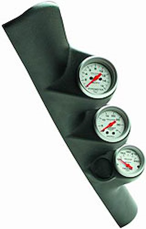 A-Pillar Triple Gauge Kit 1998-02 Ram 2500/3500 Pickup Includes: