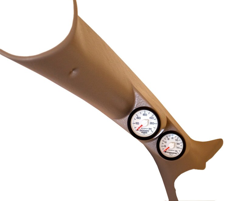 A-Pillar Dual Gauge Kit 2003-09 Ram 2500/3500 Pickup Includes: