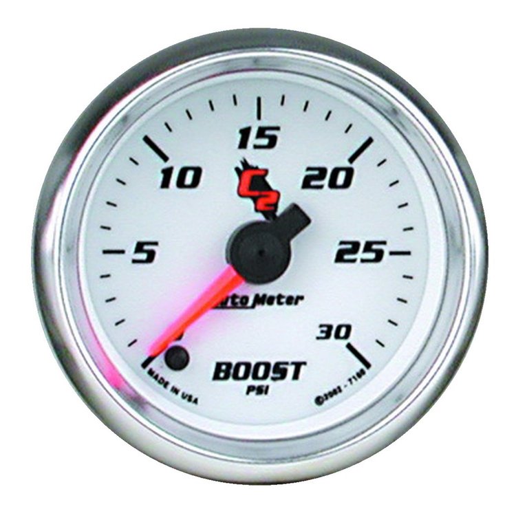 C2 Boost Gauge 2-1/16" Electrical (Full Sweep)