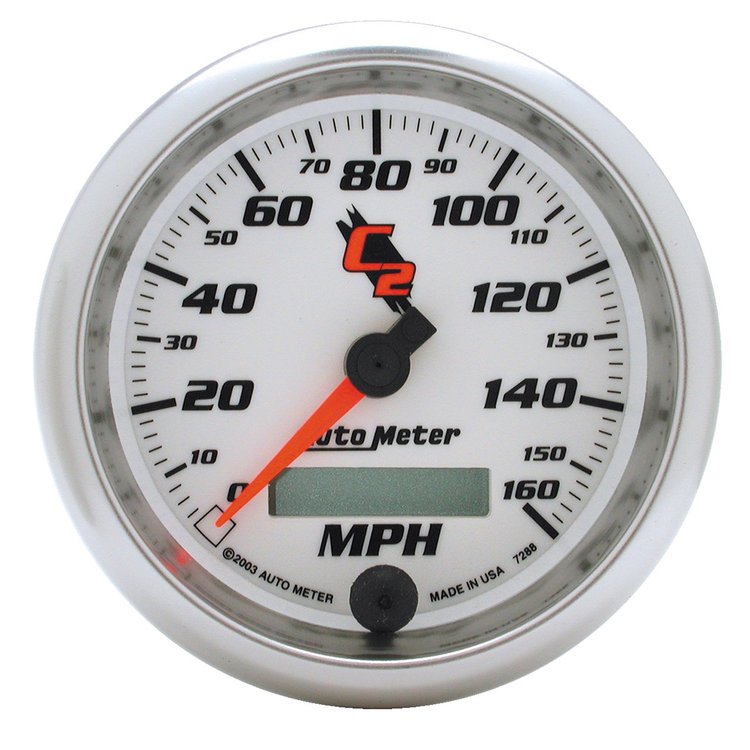 C2 Speedometer 3-3/8" Electrical (Full Sweep)