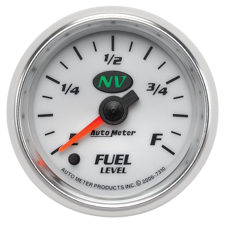 NV Fuel Level Gauge 2-1/16", electrical full sweep Programmable