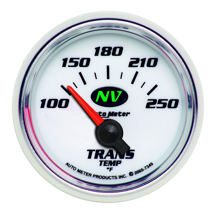 NV Transmission Temperature Gauge 2-1/16" , electrical short sweep