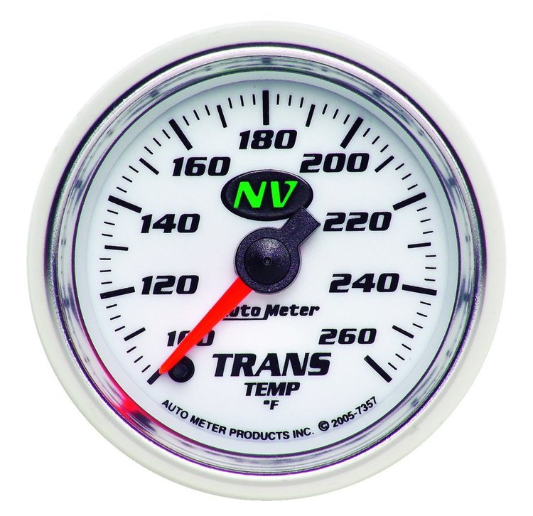 NV Transmission Temperature Gauge 2-1/16" , electrical full sweep