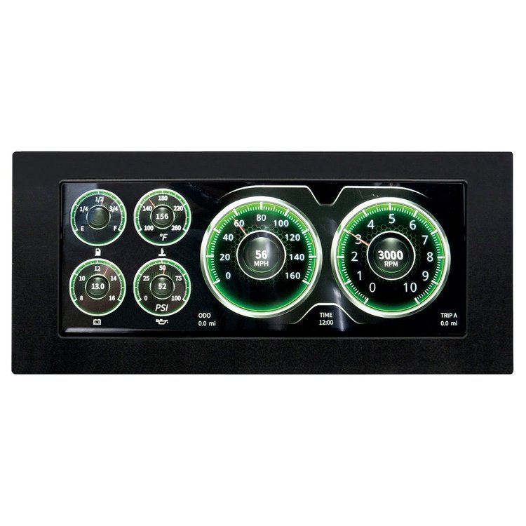 7400 InVision 8.8 in. LCD Digital Dash Panel, Universal