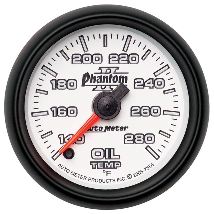 Phantom II Oil Temperature Gauge 2-1/16" electrical (full sweep)