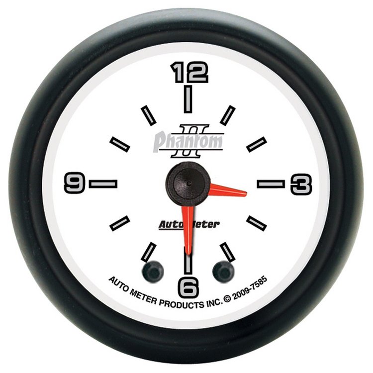 Phantom II Clock 2-1/16" electrical