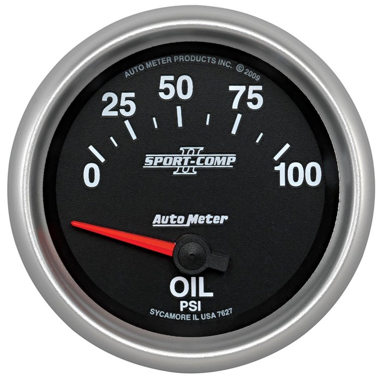 Sport-Comp II Oil Pressure Gauge 2-5/8" Electrical