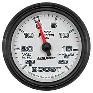 Phantom II Vacuum/Boost Gauge 2-5/8" Mechanical (Full Sweep)